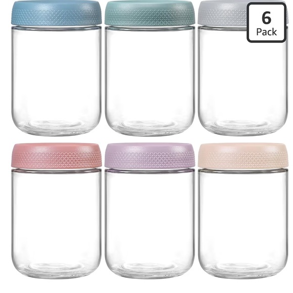 16oz set of 6 glass jars - Picture 4 of 7